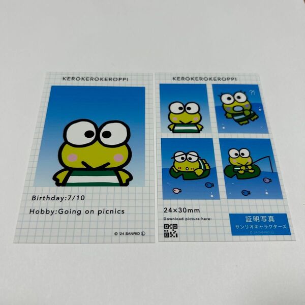ケロケロケロッピー 証明写真 サンリオキャラクターズ