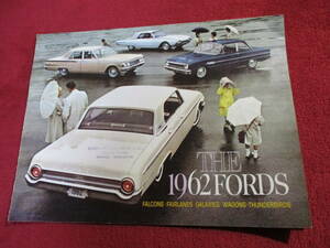 0 FORDS 1962 Showa era 37 catalog 0