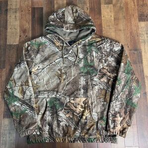超希少 REDHEAD REAL TREE CAMO リアルツリー カモ 総柄 フリースパーカー Lサイズ