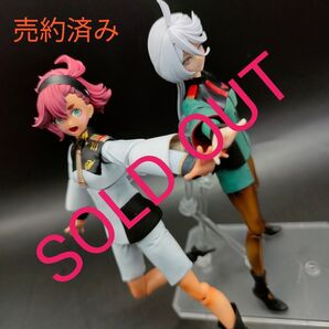 ミオリネ・レンブラン スレッタ・マーキュリー 水星の魔女 プラモデル 塗装完成品