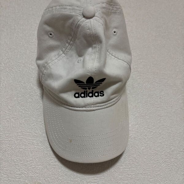adidas キャップ ホワイト系