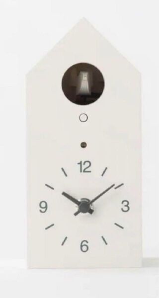 【新品未使用品】無印良品 鳩時計 ホワイト