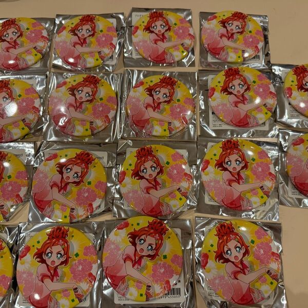 プロダクション プリキュア 缶バッチ はるか キュアフローラ