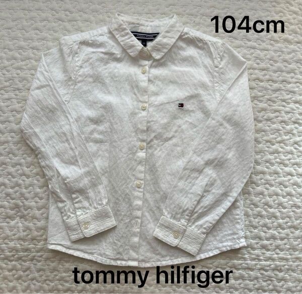 【TOMMY HILFIGER】 104cm キッズシャツ