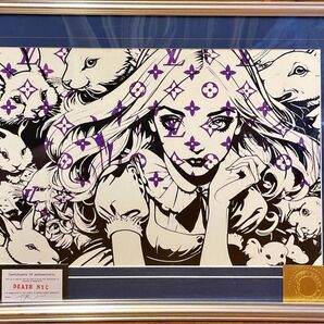 額込 世界限定100枚DEATH NYC アートポスター 現代アート ポップアート