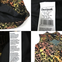 Desigual デシグアル　オリエンタル立体総柄◎首飾り付きワンピース　36_画像10