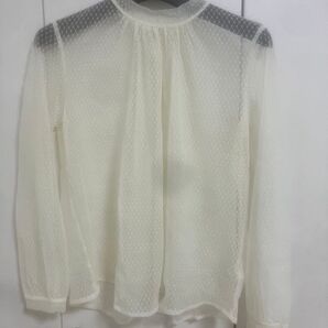 アナザーエディション シアーレースブラウス