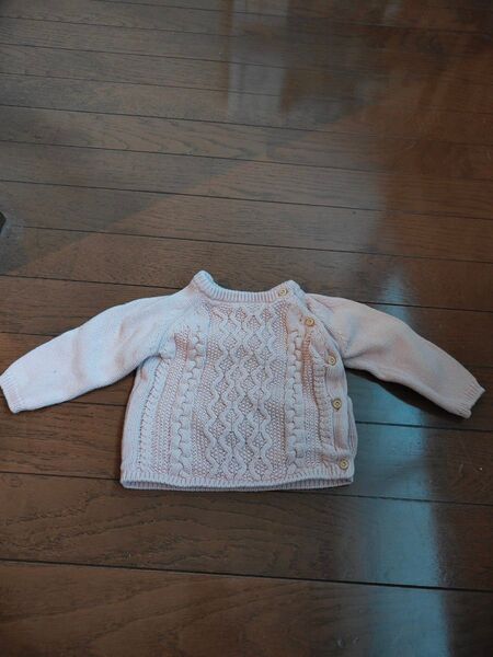 H&M ニット 2ヶ月〜4ヶ月 ピンク セーター