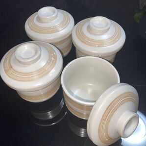 茶碗蒸し 和食器 蓋物 食器 4点セット