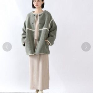 ローリーズファーム パイピングボアコート