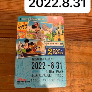 ディズニー フリー切符 ディズニーリゾートライン リゾラ 未使用 穴なし ミッキー ミニー