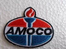 AMOCO アモコ ロゴ ワッペン/パッチ 刺繍 USA カスタム 古着 モーターオイル アメリカ 44_画像3