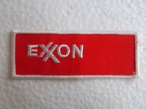 ExxonMobil エクソンモービル ロゴ ワッペン/パッチ 刺繍 アップリケ USA カスタム 古着 石油 オイル123