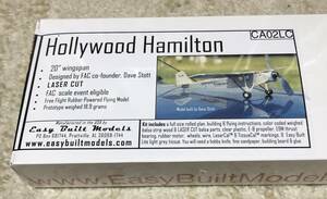 【ゴム動力機】Easy Built製　Hollywood Hamilton (LASER CUT)（翼長：20”＝508ｍｍ）・・・残り2