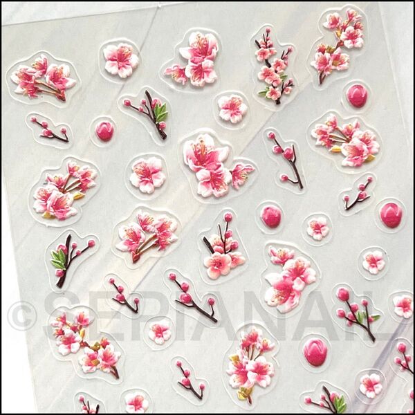 5D ネイルシール ステッカー 桜 チェリーブロッサム【5DF296】