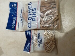 clothes pins おまけつき ウッドピンチ 木製洗濯バサミ