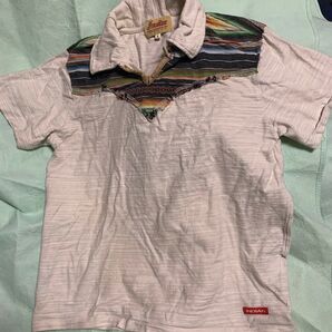 Indian Motocycle インディアンモーターサイクル プルオーバー半袖シャツ サイズS肩幅40 着丈55