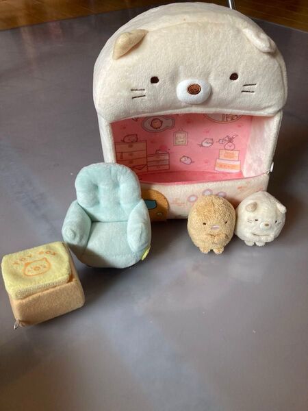 すみっコハウス&ベッド付き ねこ とんかつ ペンギン