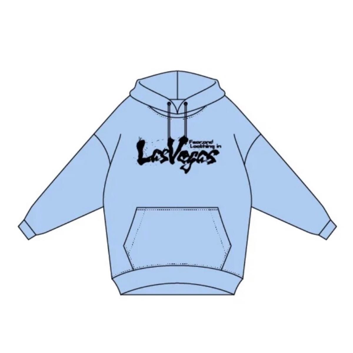 [新品未開封] ロゴ パーカ (ライトブルー)／Fear, and Loathing in Las Vegas