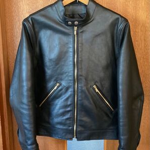 オーダーメイド レザーシングルライダース カウレザー 牛革 本革 エンメティ チンクワンタ ルイスレザー ジャケット ビンテージ
