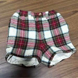 bebe チェックズボン