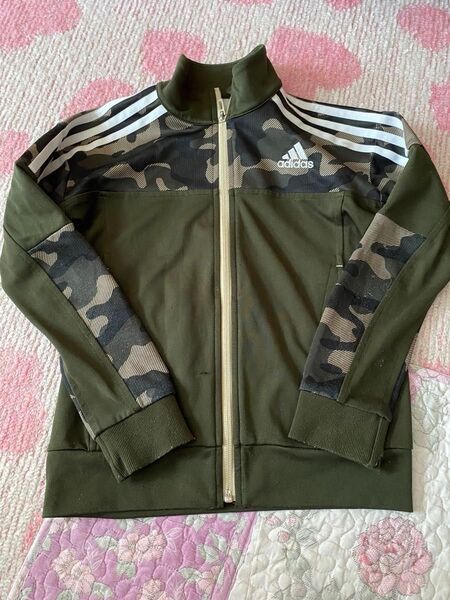 adidas アディダス キッズ 男の子 ジャージ ジャケット 迷彩 120