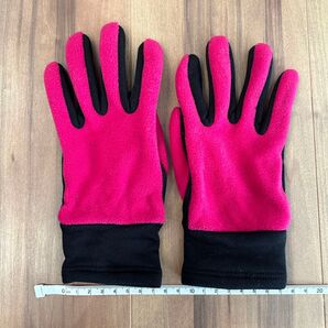 手袋 キッズ 子ども用手袋 フリース SPORTS AUTHORITY ピンク 通園 通学 グローブ キッズグローブ