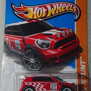 匿名配送】hotwheels MINI COUNTRYMAN RALLY JCW ホットウィール ミニ カントリーマン【送料込