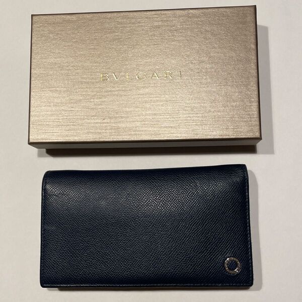 ブルガリ BVLGARI メンズ デニムサファイア 283811 DENIM SAPPHIRE 二つ折り長財布