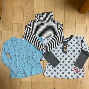 訳あり　長袖Ｔシャツ3枚セット　110cm 女児