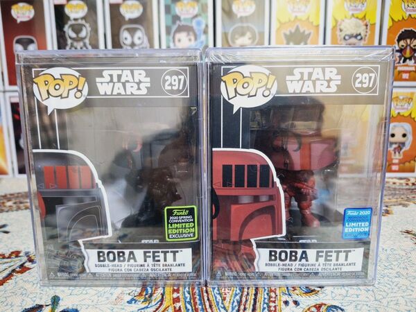 【Funko POP】ファンコポップ STAR WARS 2020コミコン限定 No.297ボバ・フェット 2種