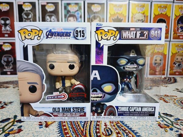 【Funko POP】ファンコポップ キャプテン・アメリカ 2種