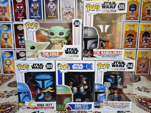 【Funko POP】ファンコポップ マンダロリアン ボバ・フェット 5種