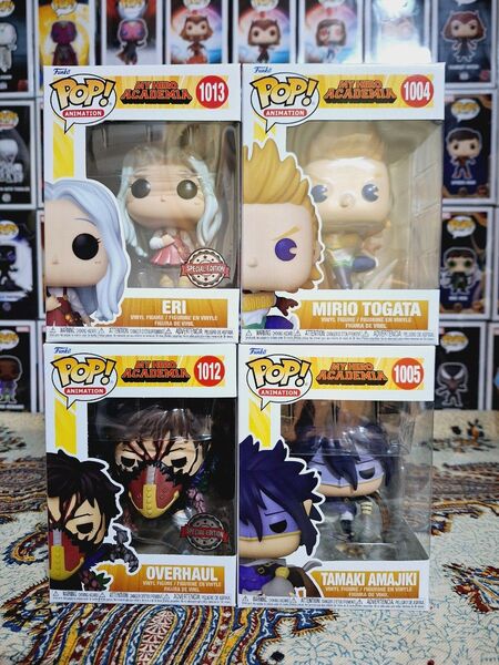 【Funko POP】ファンコポップ 僕のヒーローアカデミア 第二期 4種