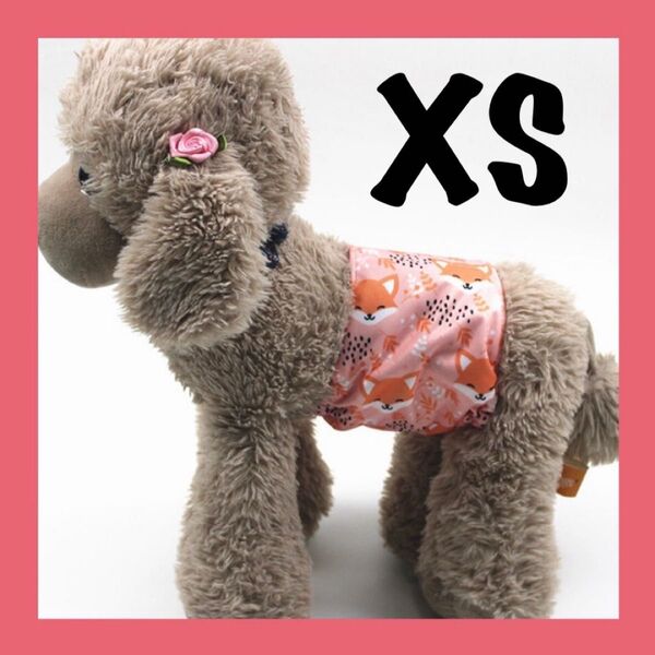 【残2点】きつね XS マナーバンド マナーベルト マナーウェア 犬服 オス マナーパンツ 犬 ペット ペット服