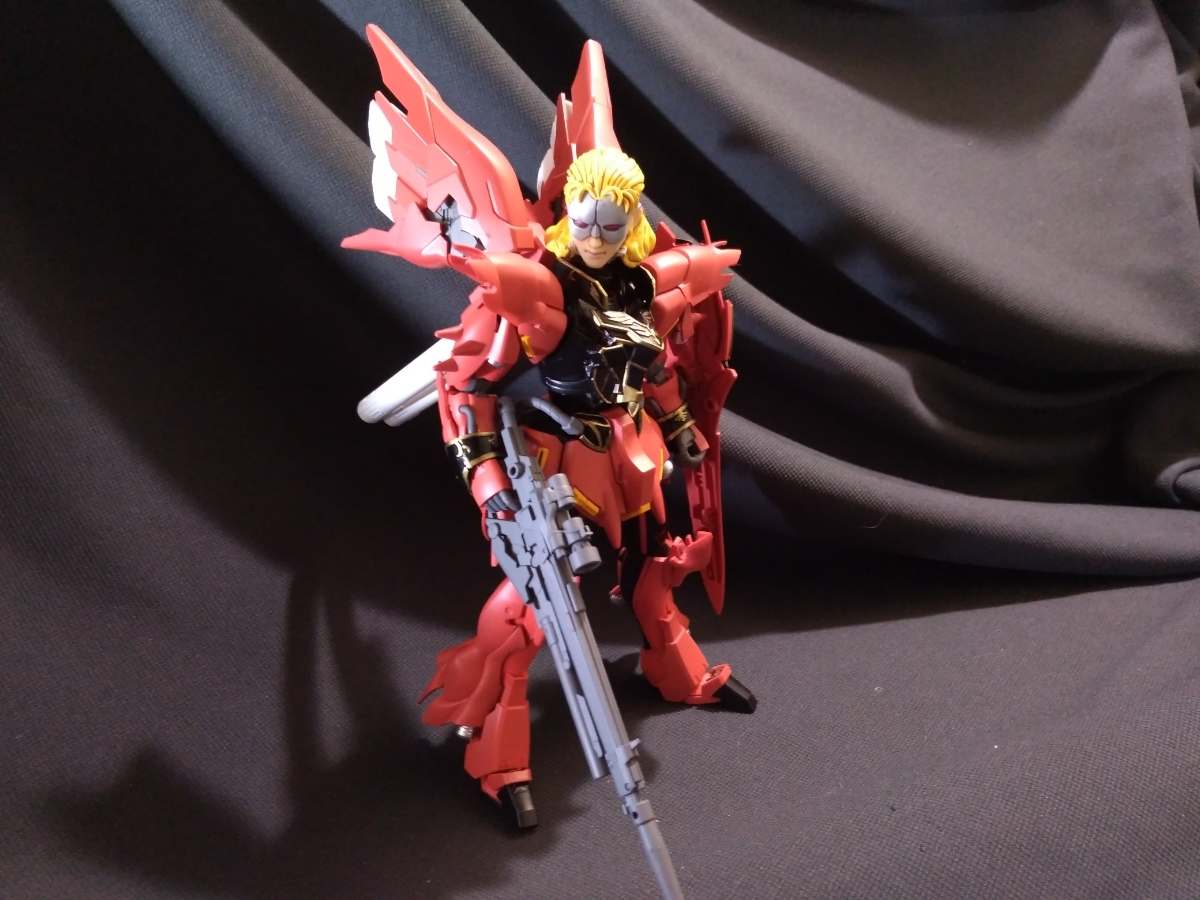 HG 1/144 Super Frontal Modificado Gunpla Modificado Pintado Producto Terminado Sinanju, personaje, Gundam, Producto terminado