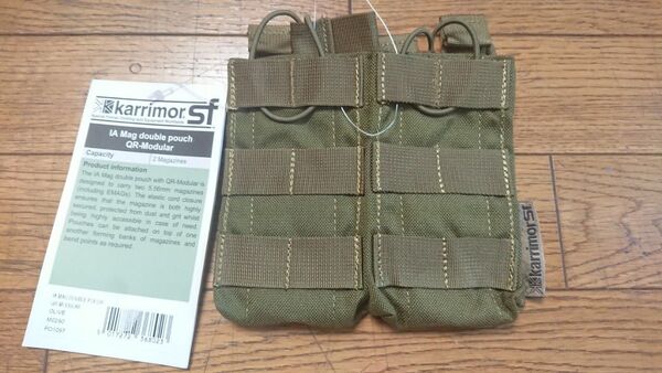 カリマー M4/AR15シリーズ用マガジンポーチ IA Mag double pouch QR-Modular karrimor