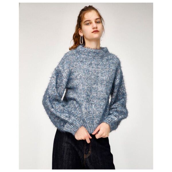 MOUSSY マウジー シャギーニット