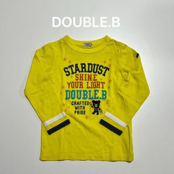 DOUBLE.B MIKIHOUSE 黄ロンT / 110
