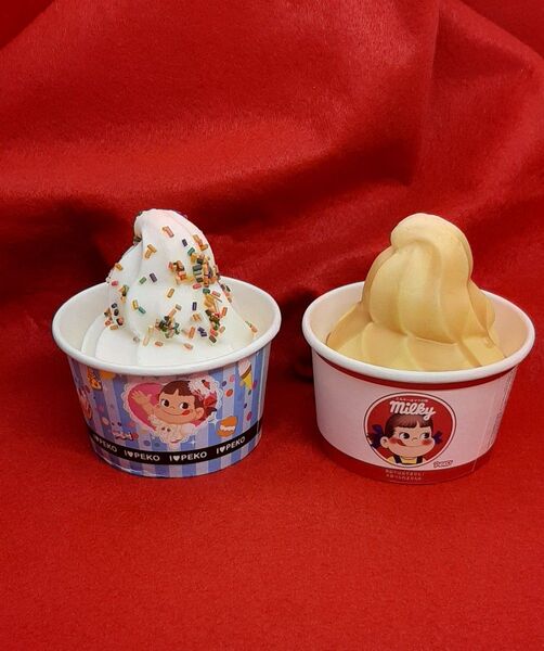 不二家 ペコちゃん ソフトクリーム スクイーズ 未使用 希少 mYC