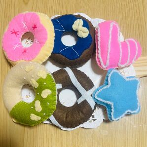 フェルトままごと ドーナツ バレンタイン