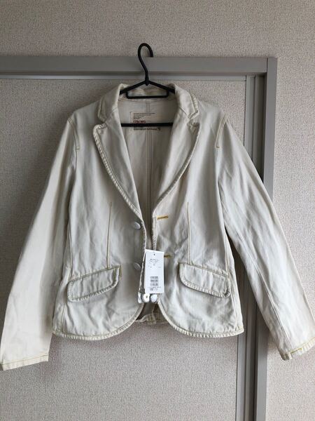 新品 タグ付き 179WG ニコルクラブ オフホワイト ジャケット 38 M