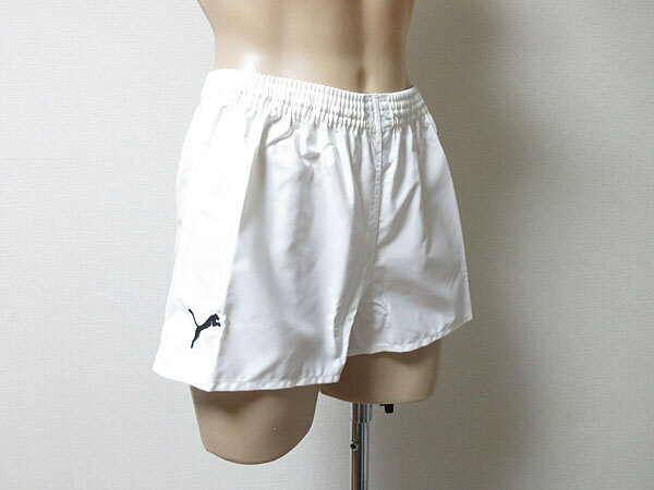 体操服★小学校 中学校 高校★サッカー ショートパンツ★PUMA プーマ★PM-842★ホワイト×ブラック★Oサイズ★未使用