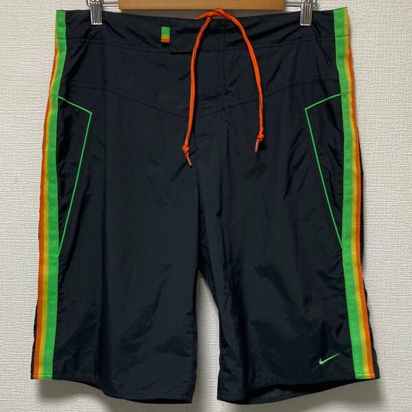 00s NIKE スイムショーツ ナイキ ヴィンテージ 水着 ショートパンツ 黒 ショートパンツ ハーフパンツ