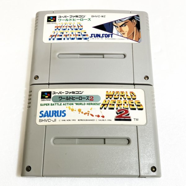 Yahoo!オークション -「sfc ワールドヒーローズ2」の落札相場