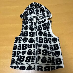 べべロゴいっぱいベスト フリースベスト