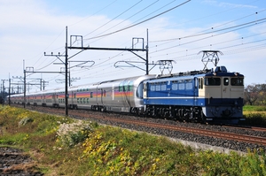 鉄道 デジ 写真 画像 EF65 カシオペア 試運転 黒磯訓練 1