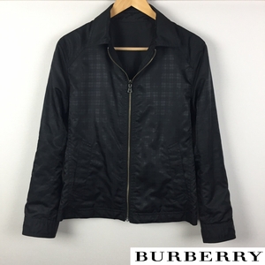 美品 BURBERRY BLACK LABEL ナイロンジャケット リバーシブル タータンチェック ブラック サイズM 返品可能 送料無料