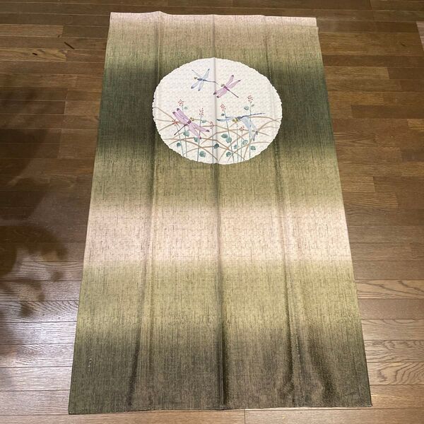 グラデーションのれん トンボ柄 84cm×146cm