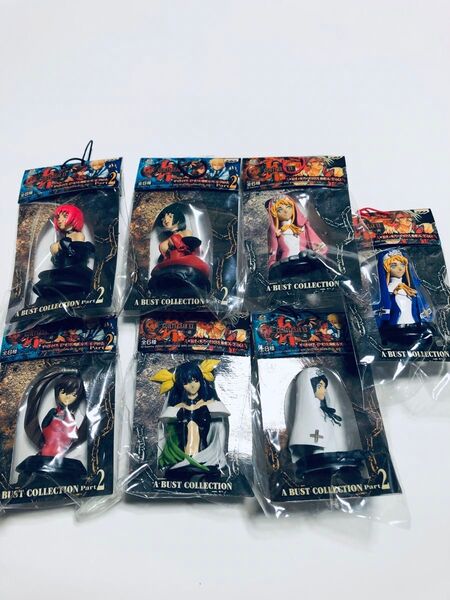 ギルティギア 胸像 フィギュア イノ ディズィー ブリジット 紗夢 7個セット